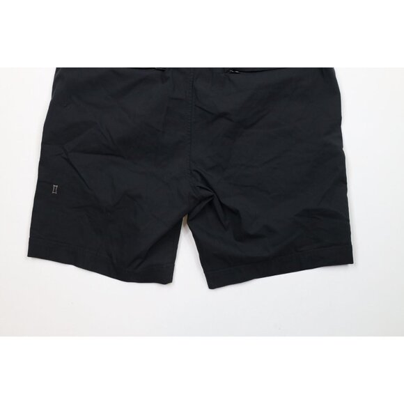 Kit & Ace Mens Size 32 Faded Flat Front Above Knee Tech Chino Shorts Black - Picture 11 of 12